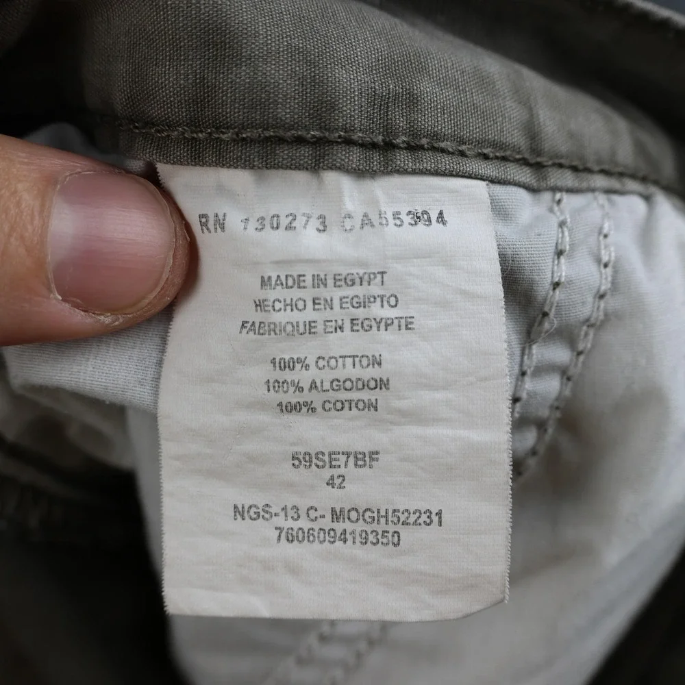 Wrangler Shorts Mens 42 Khaki Chino Pleated Elastic Waist Zip Fly Cotton Casual